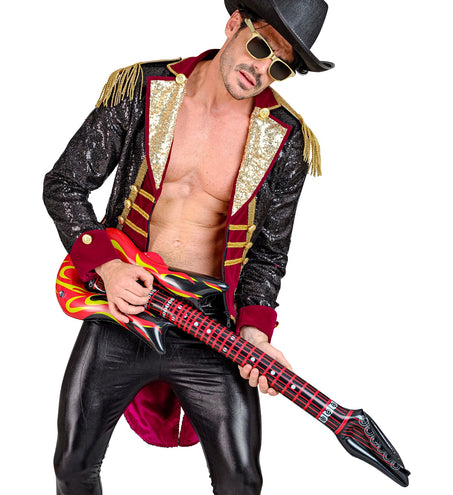 e-carnavalskleding-SYK Opblaasbare rockstar gitaar