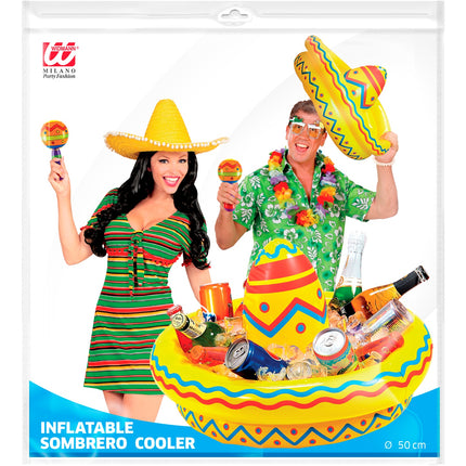 e-carnavalskleding-SYK Opblaasbare sombrero koeler