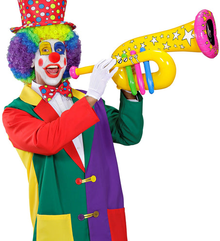 e-carnavalskleding-SYK Opblaasbare tuba Chris geel