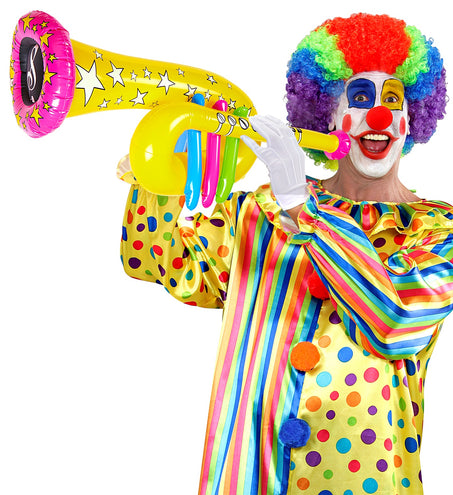 e-carnavalskleding-SYK Opblaasbare tuba Chris geel