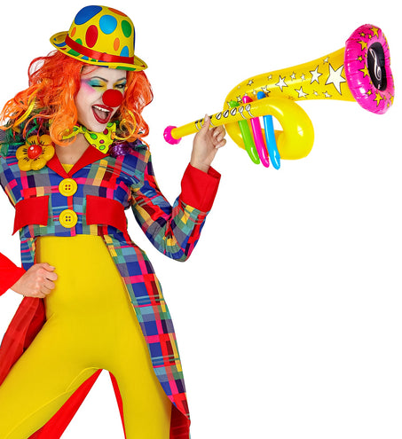 e-carnavalskleding-SYK Opblaasbare tuba Chris geel