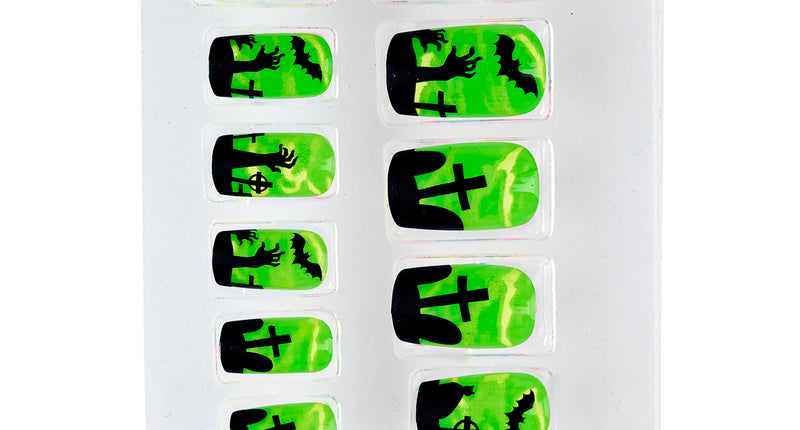 e-carnavalskleding-SYK Opplaknagels spooky neon