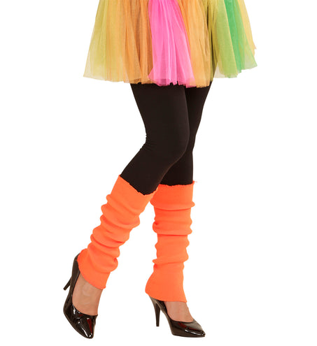 e-carnavalskleding-SYK Oranje beenwarmers neon
