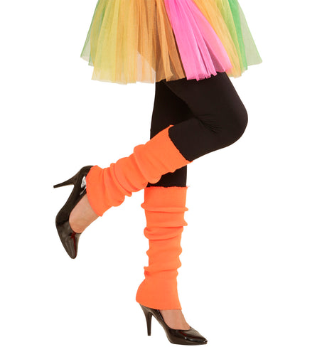 e-carnavalskleding-SYK Oranje beenwarmers neon