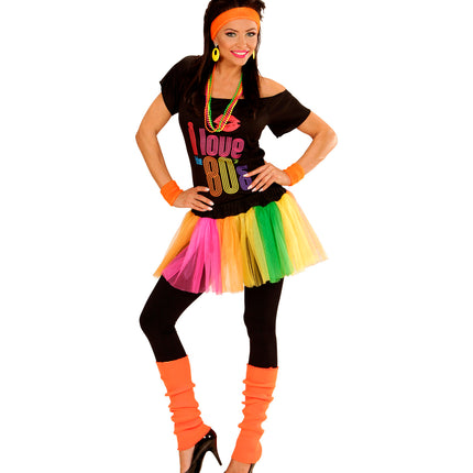 e-carnavalskleding-SYK Oranje beenwarmers neon