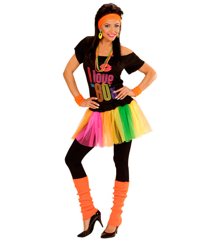 e-carnavalskleding-SYK Oranje beenwarmers neon