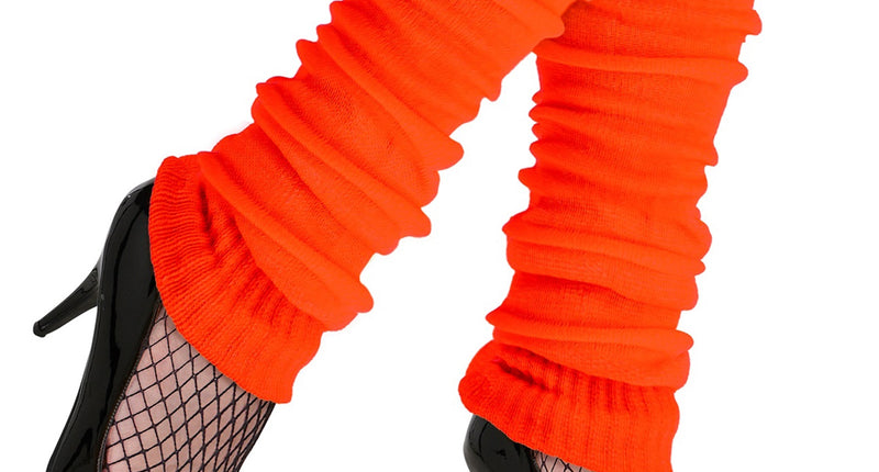 e-carnavalskleding-SYK Oranje beenwarmers neon