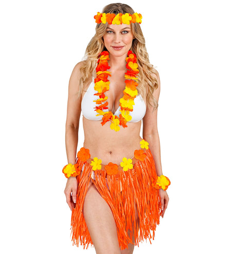 e-carnavalskleding-SYK Oranje Hawaii set WK