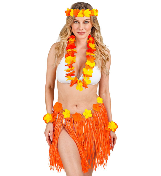 e-carnavalskleding-SYK Oranje Hawaii set WK