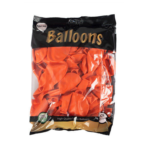 e-carnavalskleding-SYK Oranje latex ballonnen 100st.