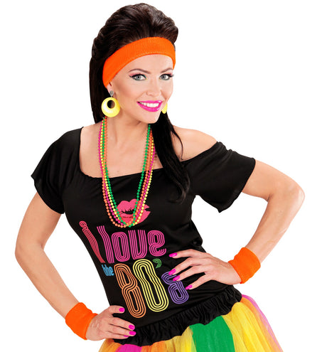 e-carnavalskleding-SYK Oranje zweetbanden set neon