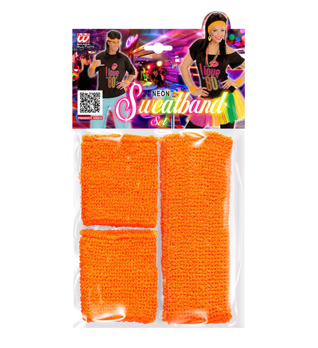 e-carnavalskleding-SYK Oranje zweetbanden set neon