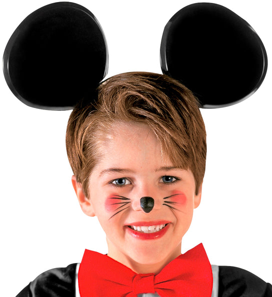 e-carnavalskleding-SYK Oren muis Mickey zwart op hoofdband