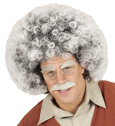 e-carnavalskleding-SYK Oude man of Einstein pruik