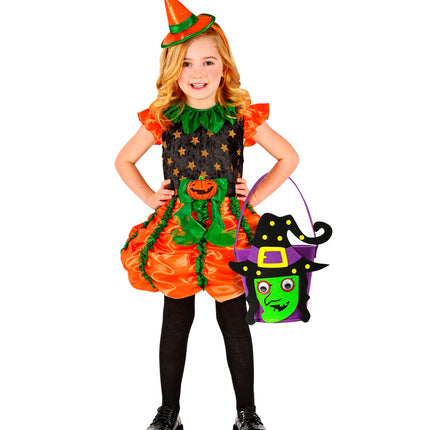 e-carnavalskleding-SYK Paars heksen snoeptasje halloween