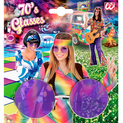 e-carnavalskleding-SYK Paarse bril jaren 70