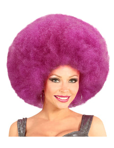 e-carnavalskleding-SYK Paarse oversized Afro pruik