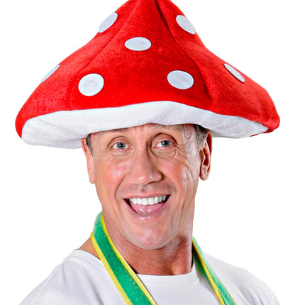 e-carnavalskleding-SYK Paddestoelen muts kabouter