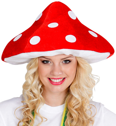 e-carnavalskleding-SYK Paddestoelen muts kabouter