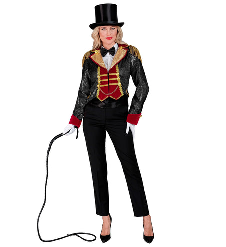 e-carnavalskleding-SYK Pailletten damesjas circus