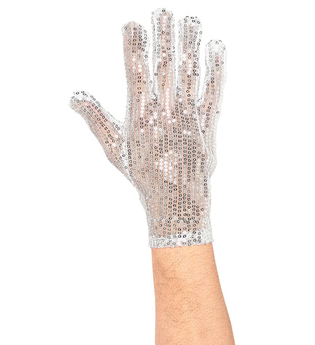 e-carnavalskleding-SYK Pailletten handschoen deluxe met pailletten