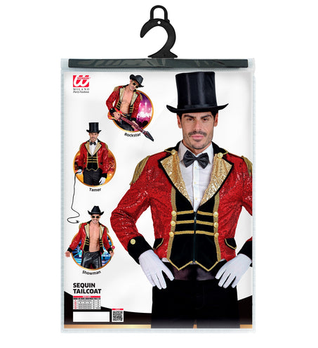 e-carnavalskleding-SYK Pailletten herenjas circus