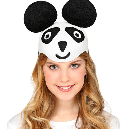 e-carnavalskleding-SYK Panda hoed kinderen