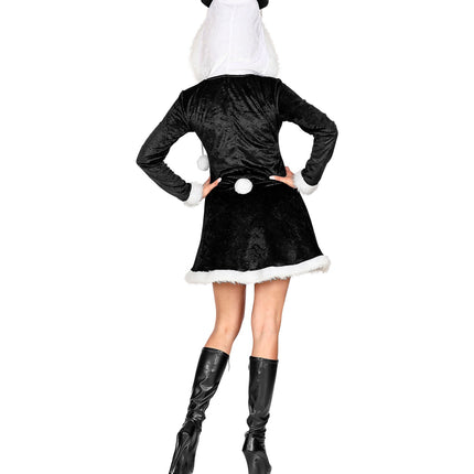 e-carnavalskleding-SYK Panda jurk dames