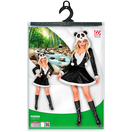 e-carnavalskleding-SYK Panda jurk dames