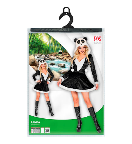e-carnavalskleding-SYK Panda jurk dames