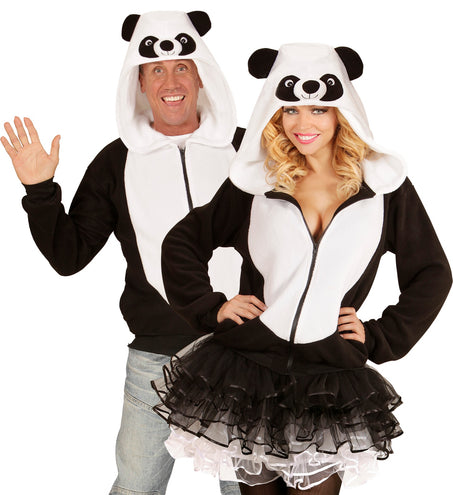 e-carnavalskleding-SYK Panda truitjes met ritssluiting