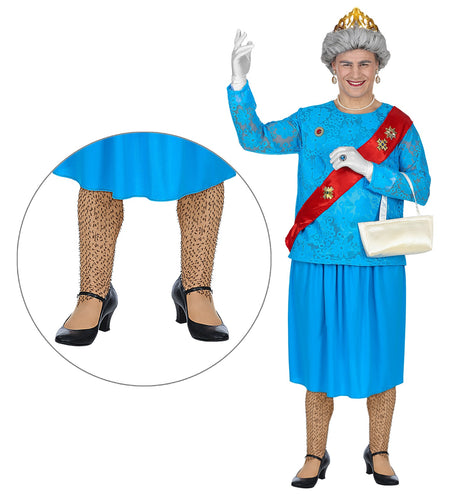 e-carnavalskleding-SYK Panty harige benen