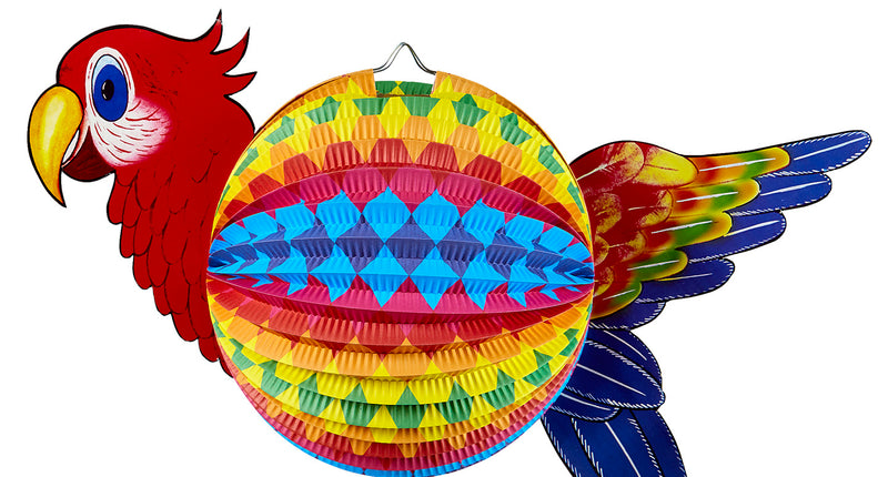 e-carnavalskleding-SYK Papegaai lampion Hawai