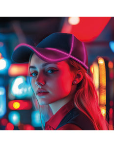 e-carnavalskleding-SYK Pet met verlichting blauw