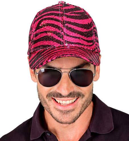 e-carnavalskleding-SYK Pet pailletten roze tijger