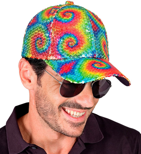 e-carnavalskleding-SYK Pet pailletten tie dye