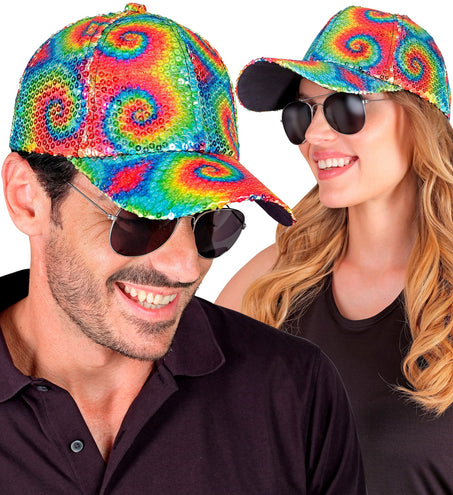 e-carnavalskleding-SYK Pet pailletten tie dye
