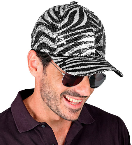 e-carnavalskleding-SYK Pet pailletten zebra