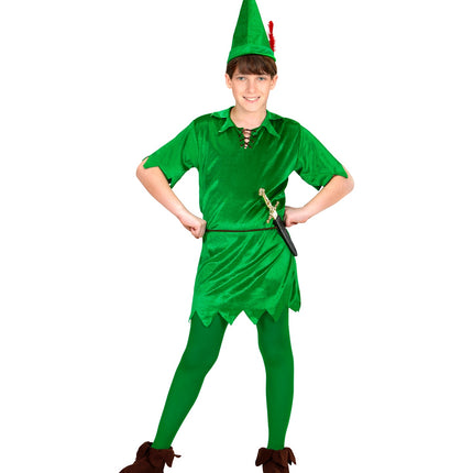 e-carnavalskleding-SYK Peter pan pak kinderen unisex
