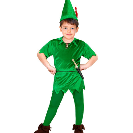 e-carnavalskleding-SYK Peter pan pak kinderen unisex