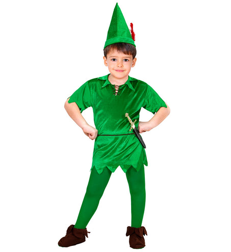 e-carnavalskleding-SYK Peter pan pak kinderen unisex