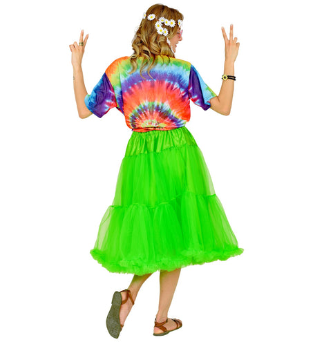 e-carnavalskleding-SYK Petticoat groen tule 65cm