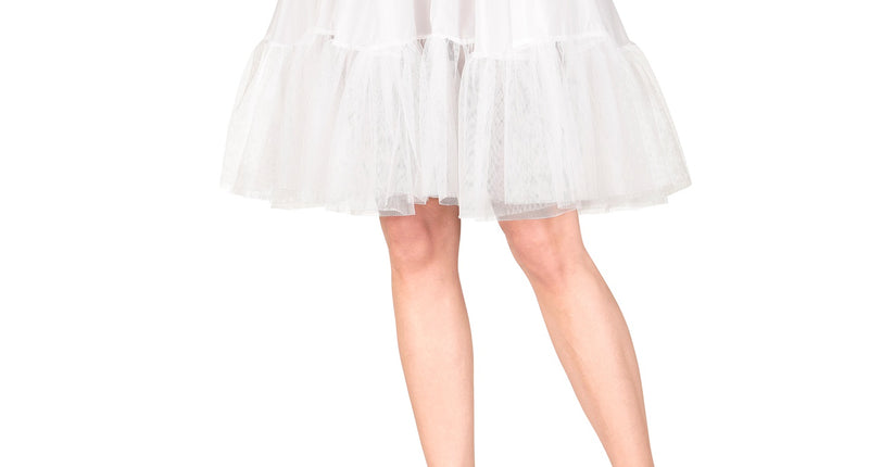e-carnavalskleding-SYK Petticoat lang wit dames