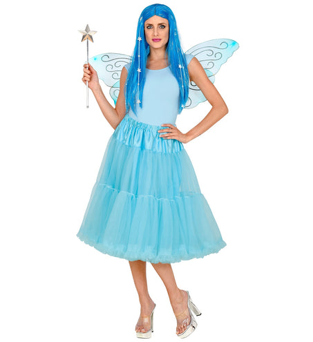 e-carnavalskleding-SYK Petticoat licht blauw tule 65cm