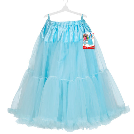 e-carnavalskleding-SYK Petticoat licht blauw tule 65cm