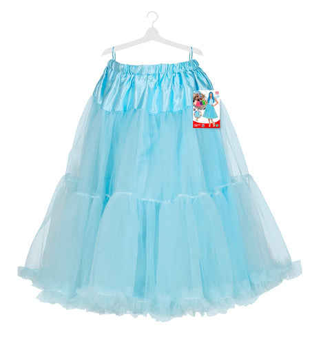 e-carnavalskleding-SYK Petticoat licht blauw tule 65cm