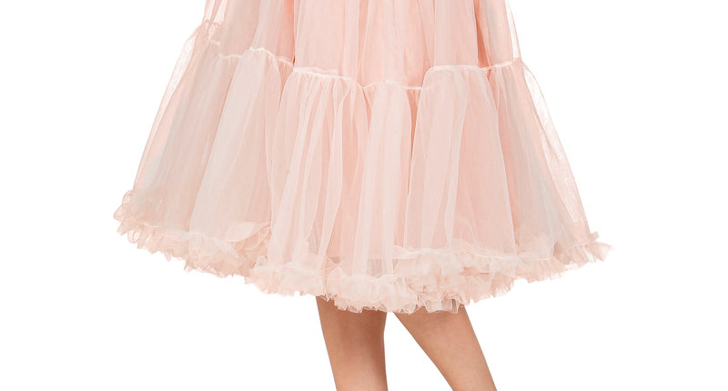 e-carnavalskleding-SYK Petticoat oud roze tule 65cm