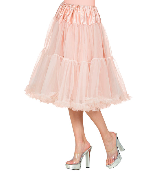 e-carnavalskleding-SYK Petticoat oud roze tule 65cm