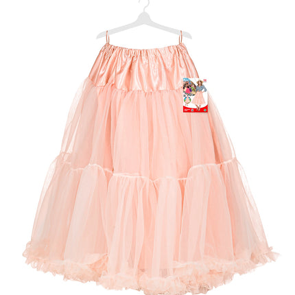 e-carnavalskleding-SYK Petticoat oud roze tule 65cm