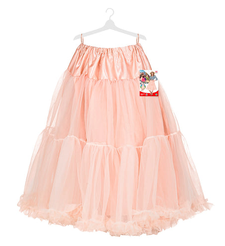 e-carnavalskleding-SYK Petticoat oud roze tule 65cm